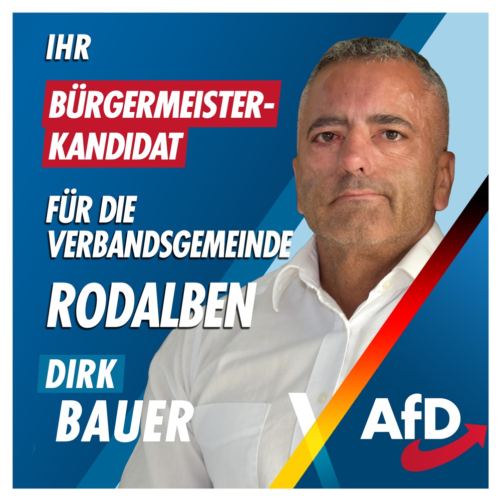 AfD Bürgermeister-Kandidat Verbandsgemeinde Rodalben Dirk Bauer