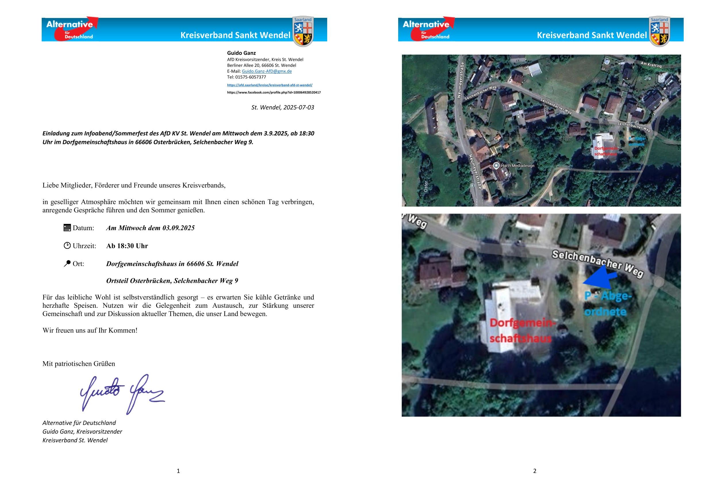 AfD Sommerfest 03.09.2025