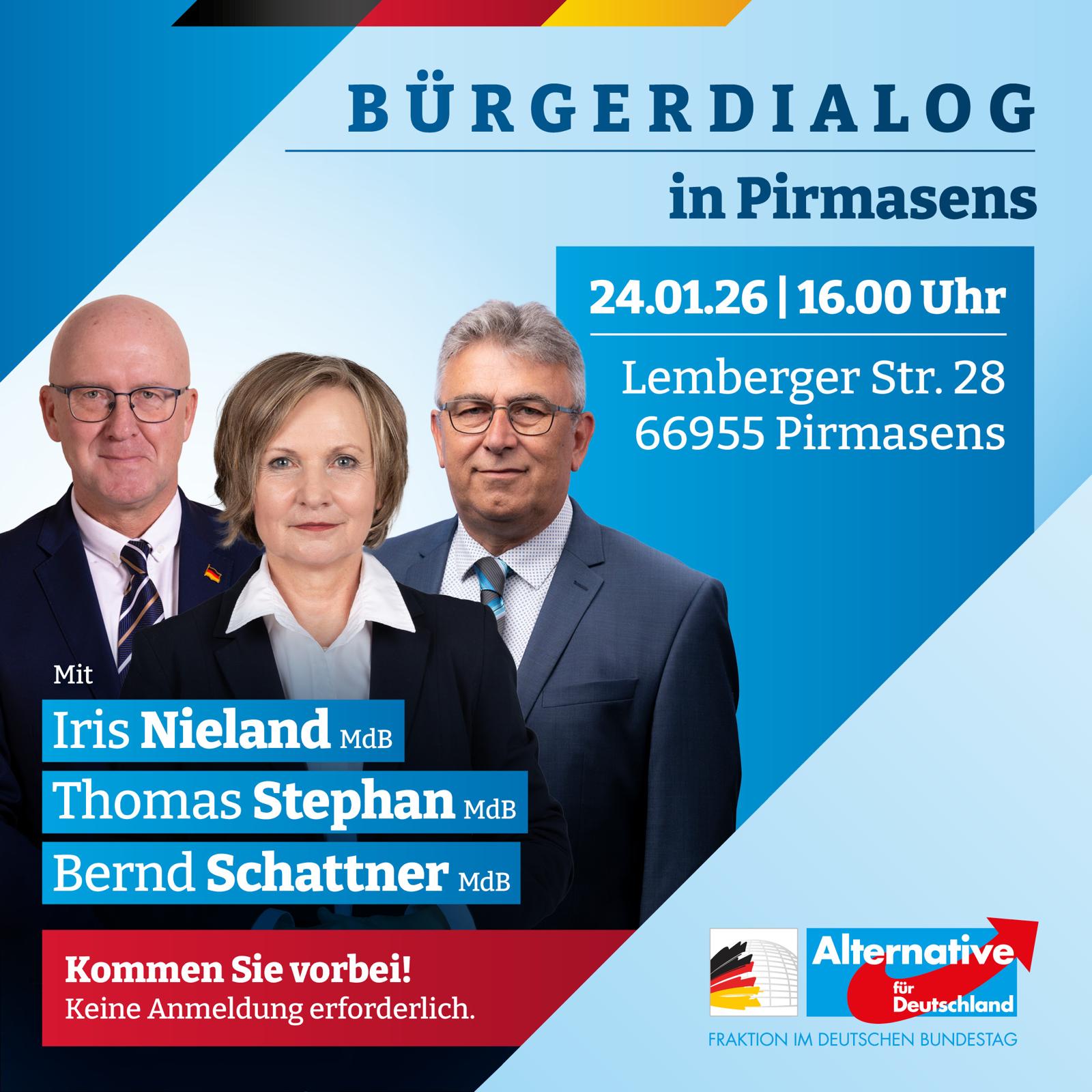 24.01.2026 Bürgerdialog in Pirmasens